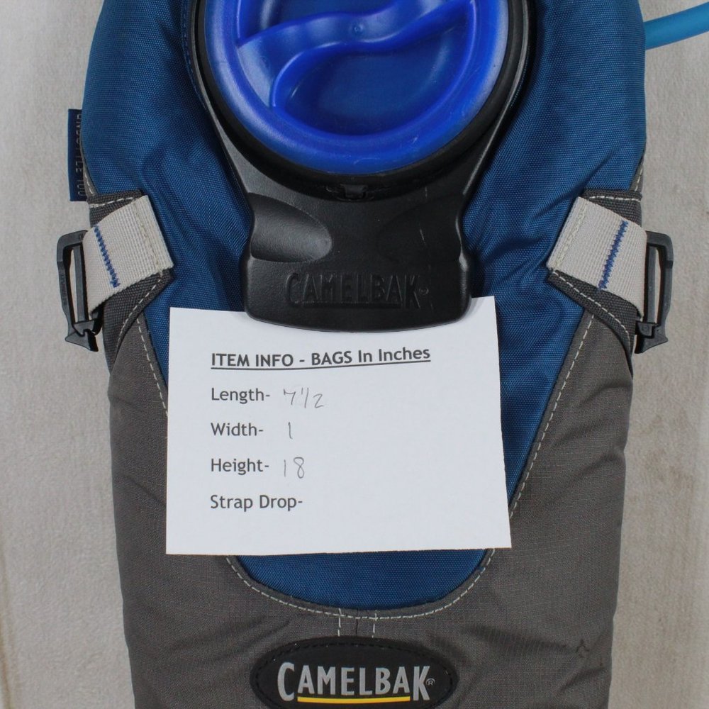 Camelbak Blue Nylon Unbottle Hydration Pack Style Hiking Run Bag Backpack - Picture 10 of 10